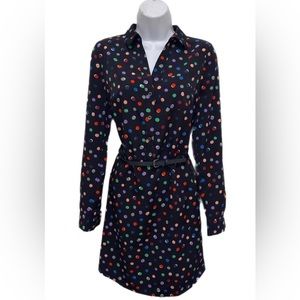 The Limited Ashton Polka Dot Shirt Dress